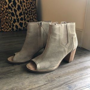 TOMs Peep Toe Booties